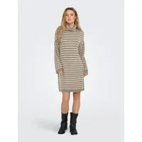 ONLY Strickkleid ONLTALIO LS STRIPE ROLLNECK DRESS BF KNT
