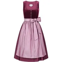 Nübler Dirndl Midi Dirndl Flamina in Waldbeere von Nübler - Rocklänge 70 cm