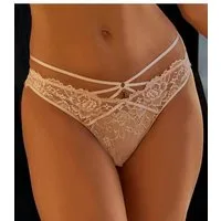 LASCANA String Samara mit verführerischem Bänder-Detail und extravagantem Accessoire