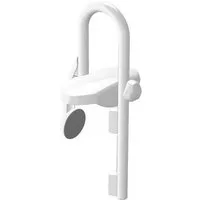spirella Badewannen-Einstiegshilfe VIVAWELL, belastbar bis 120 kg, Hochwertiger Stahl pulverbeschichtet, Rostfrei, Ergonomisch und anwendungsfreundlich, Passt auf jede handelsübliche Badewanne: Verstellbereich Wannendicke 55-110 mm