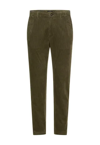 camel active - Regular Fit Chino Hose aus Cord forest green - Gr. - 32