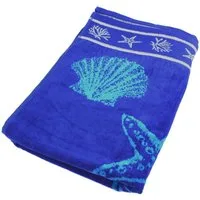 Marabellas Shop Saunatuch Duschtuch Seesterne für Strand und Bad Badetuch ca. 90 x 170 cm