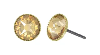 konplott - Ohrstecker - Black Jack gold