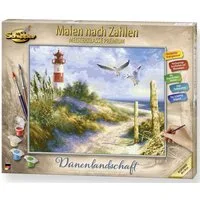 Malen nach Zahlen Schipper 609130884 - Malen nach Zahlen, Sylt, Dünenlandschaft mit L...