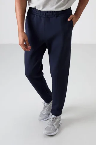 Herren Polyester Regular-Fit Sweatpants