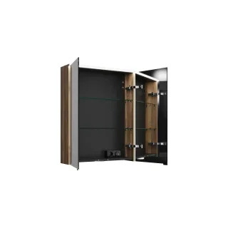Burgbad Spiegelschrank Eqio 800x650x170 Frassino Dekor Cappuccino, SPGT065F3437 SPGT065F3437