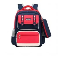AURIVION Schulrucksack Schulrucksack geräumig wasserabweisend atmungsaktive Schulterträger (Set, 2-tlg., Lieferumfang: 1 x ergonomischer Schulrucksack für Kinder & Jugendliche), Geräumige Innenaufteilung für Schulutensilien