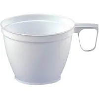 PAPSTAR Tasse, 60-tlg., Polystyrol, 180 ml, Kaffeetasse für Heißgetränke geeignet