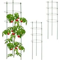 relaxdays Rankhilfe 3er Set Tomatenturm 91 cm, 3 St., 3er Set