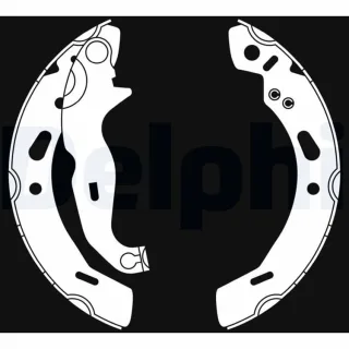 Delphi Bremsbacken hinten Ford Fiesta Ka Ka+ Mazda 2