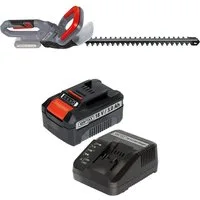 KRAFTIXX® Heckenschere KX-AHS 1858 Li, (Set, 3-tlg), inkl. 3,0 Ah Akku, kompatibel mit Einhell Power X-Change Akkusystem