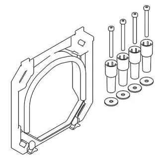 KWC Aquarotter Halterahmen mit Profildichtung, 2000105568, 2000105568 2000105568