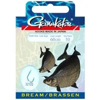 Gamakatsu Stipphaken Gamakatsu Brassen LS-2210 60cm Blau - 10 gebundene Angelhaken