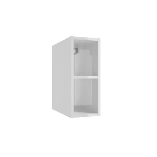 Neuesbad Serie 40 offenes Regal, B:200,H:500,T:430mm, Korpus/Front: weiss hochglanz lackiert NB1DF001-A-020131