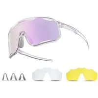 ROCKBROS Fahrradbrille Photochromatisch Sonnenbrille Outdoor MTB Rennrad Sportbrille, (1-St), für Damen und Herren Fahrradbrille