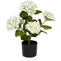 Kunstpflanze HYDRANGEA Künstliche Pflanze im Topf Höhe 52.0 cm Hortensie, hjh OFFICE, Höhe 52.0 cm, Künstliche Pflanze Kunstblume, Deko Blume Hortensie