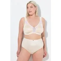 Ulla Popken Entlastungs-BH Minimizer-BH Satin Spitze ohne Bügel