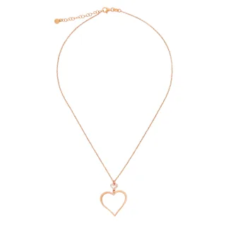 Orphelia 'Alfina' Damen-Kette mit Anhänger aus 925er Sterlingsilber, Rosé, ZK-7383
