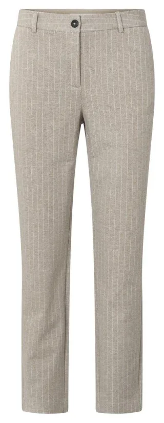Yaya - Hose mit geradem Bein beige - Gr. - 36
