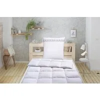 OTTO home Federbettdecke + Kopfkissen Forsakar, Bettdecke 135x200 cm, 155x220 cm, Sommer, Winter, Füllung: 100% Entenfedern, Bezug: 100% Baumwolle, 2-tlg., Set mit Kissen 80x80 cm, Made in Germany