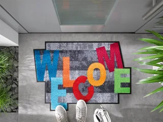 Crazy Welcome wash + dry Fußmatte | Größe: 60x85cm