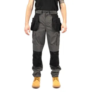 Caterpillar Nexus Holster Stretch-Tasche Baumwoll-Herren Outdoor-Hosen Grau