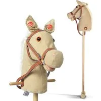 Pink Papaya Steckenpferd Steckenpferd, Hobby Horse mit Sounds, inkl. Halfter, mit Rollen