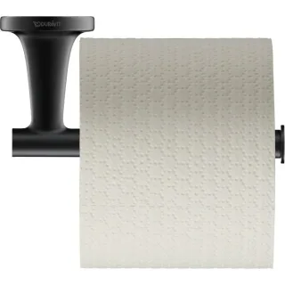 Duravit Starck T Papierrollenhalter 0099374600 schwarz matt, seitlich