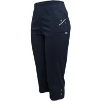 Cherry Berry Caprihose Damen Sommerhose 3/4 Freizeit Hose mit Stretch im Regular fit in den Größen 38/40 bis 52/54 erhältlich