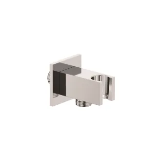 KLUDI-A-QA Wandanschluss und Brausehalter eckig Chrom 6556905-00
