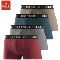 Buffalo Boxer Boxershorts für Herren (Packung, 4-St) aus Baumwoll-Mix