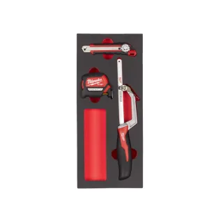Milwaukee Messen und Schneiden Einlage 3-teilig für Werkstattwagen 78cm - 4932493252