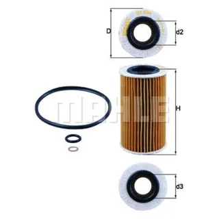 Mahle ?lfilter Chrysler Hyundai Jeep Kia