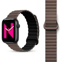 Nalia Smartwatch-Armband Apple Watch 49mm/46/45/44/42(Serie 1-3), Magnetisches Silikon Ersatzband / für Sport Fitness Uhr / Atmungsaktiv