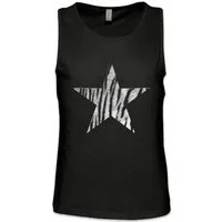 Urban Backwoods Tanktop Rockabella Star V Ärmelloses T-Shirt Tattoo Nautical Rockabilly Tiger Leopard Stern Oldschool Fifties