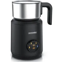 Arendo Milchaufschäumer 4in1 Induktion, warm & kalt Schaum, 400ml, Edelstahl, Latte Art, Milk, 550 W, spülmaschinengeeignet, Hafermilch, Kakao, Füllskala, Elektrisch