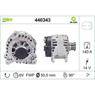 Valeo Lichtmaschine VW Amarok Crafter Multivan Transporter T5 2,0