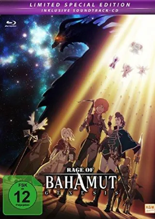Rage of Bahamut: Genesis Limited Edition (Folge 01-Folge 12 und Special #6.5) inkl. Soundtrack (15 Songs) & nummerierter J-Card im (3 Disc Mediabook ... Booklet) - [Blu-ray]