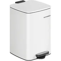 SONGMICS Mülleimer 20L/30L, Abfalleimer, Tretmülleimer, mit Inneneimer, Offenhaltefunktion