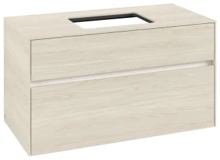 Villeroy & Boch Waschtischunterschrank Collaro C10900 1000x548x500mm 2 Ausz. Waschtisch mittig White C10900AA