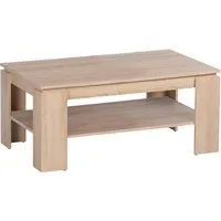 Stolkom Sp.z.o.o. Couchtisch Harrison mit Schublade, Tisch im Old Style Dekor, BxHxT 100x44x60 cm (Couchtisch, Wohnzimmertisch, OTTOs Choice), 1 Schubkasten, 1 Ablageboden, Old Style Dekor