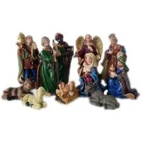 Koopman Krippenfigur 11-teiliges Krippenfiguren Set Krippe Figuren für Weihnachtskrippe