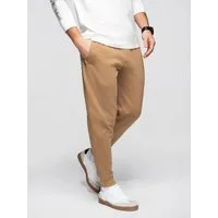 OMBRE Sweatpants Coffee L (1-tlg) Weiche Innenseite