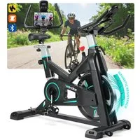 Wenoker Heimtrainer 2025 neu Heimtrainer Fahrrad mit App, Leises Hometrainer Fahrrad (1-tlg., mit Magnetwiderstand), Indoor Fitnessbikes für Kardio-Training zu Hause