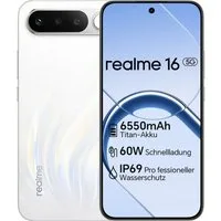 Realme Realme 16 5G 6,57-Zoll-AMOLED-Display, 6550-mAh-Akku Smartphone (6.57 Zoll, 256 GB Speicherplatz)