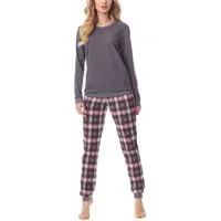 Merry Style Schlafanzug Damen Pyjama MS10-168 aus Baumwolle
