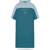 normani Badeponcho Surfer Poncho Kuta, Bio-Baumwolle, Kapuze, Schlupf, Badeponcho aus 100 % saugstarker Bio-Baumwolle