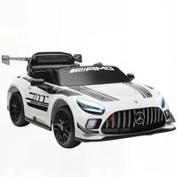 AIYAPLAY Elektro-Kinderauto mit 2,4GHz Fernbedienung, 2 Motor, kabelloser Musik, LED-Leuchte, Belastbarkeit 30 kg, (1-tlg), für 3-8 Jahre Kinder, Weiß
