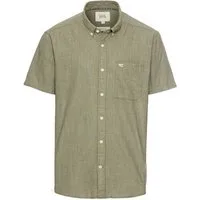 camel active Kurzarmhemd mit Button-Down-Kragen und Brusttasche