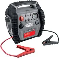 HP-AUTOZUBEHÖR Schnellstartsystem 20717 Energiestation, 12 V-Ausgang 2x, Ladezustandsanzeige, Metallzangen, Kompressor, SOS-Si